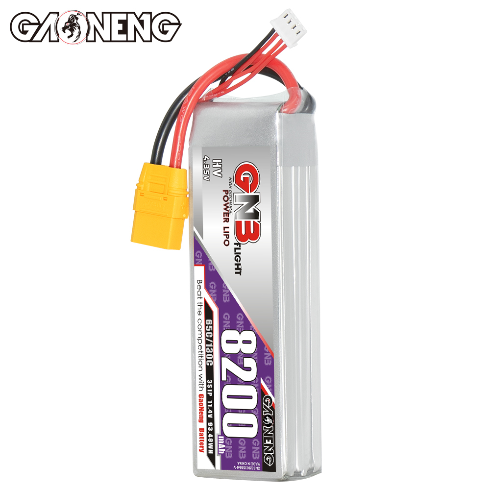 GAONENG GNB HV 3S 11.4V 8200mAh 65C XT90 LiPo Battery