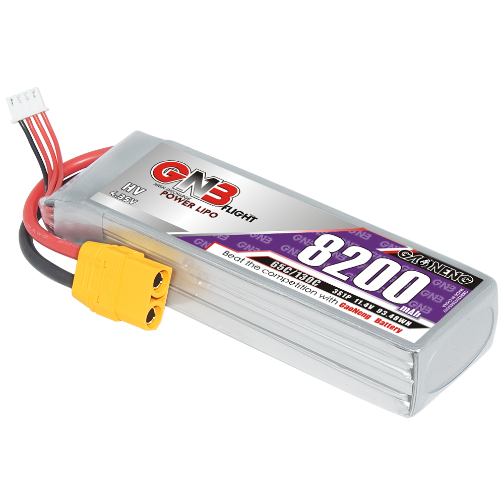 GAONENG GNB HV 3S 11.4V 8200mAh 65C XT90 LiPo Battery