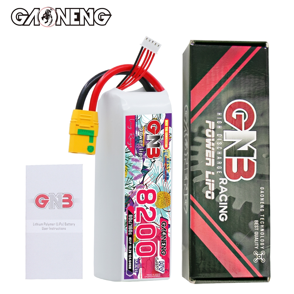 GAONENG GNB HV 4S 15.2V 8200mAh 80C XT90S LiPo Battery