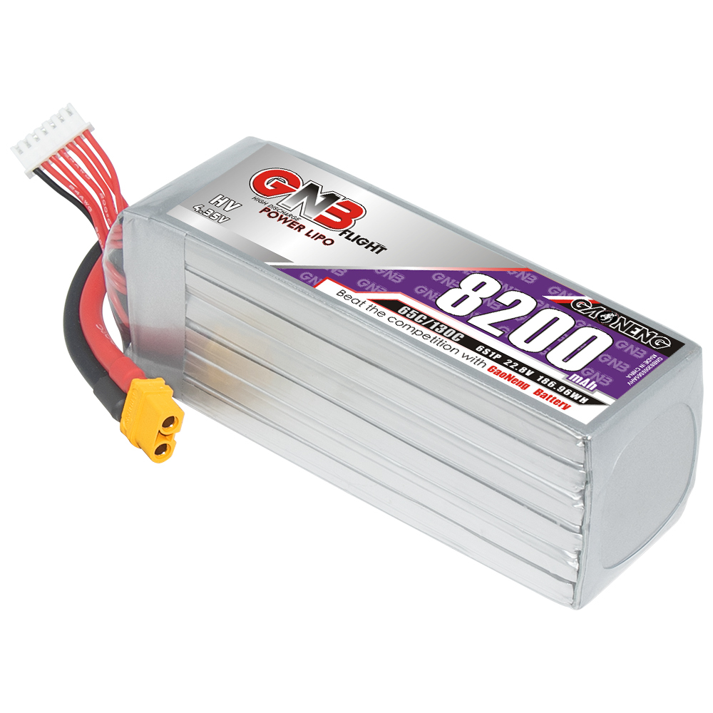 GAONENG GNB HV 6S 22.8V 8200mAh 65C XT60 LiPo Battery
