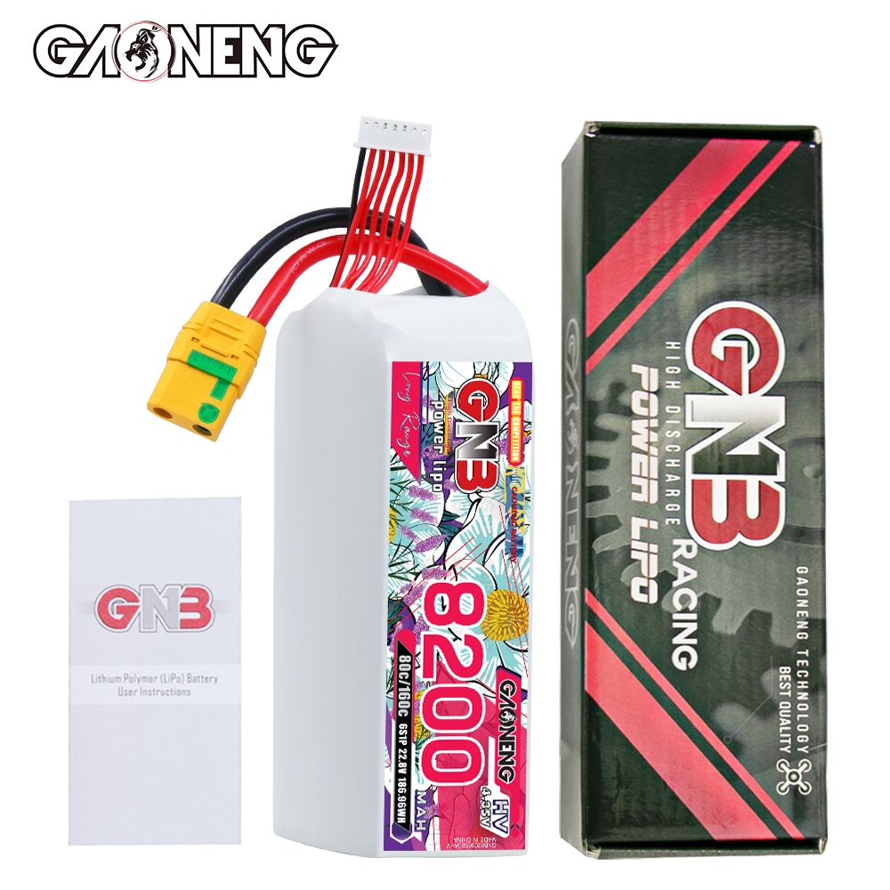 GAONENG GNB HV 6S 22.8V 8200mAh 80C LiPo Battery XT90S