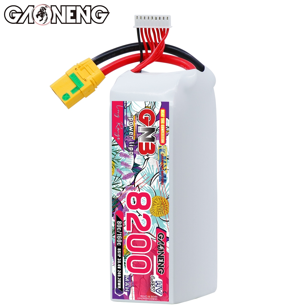 GAONENG GNB HV 8S 30.4V 8200mAh 80C XT90S LiPo Battery