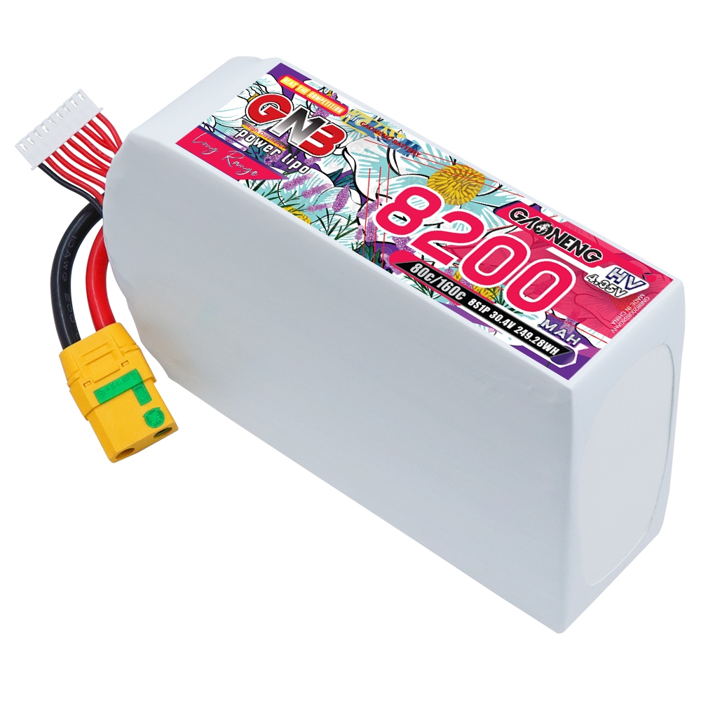 GAONENG GNB HV 8S 30.4V 8200mAh 80C XT90S LiPo Battery