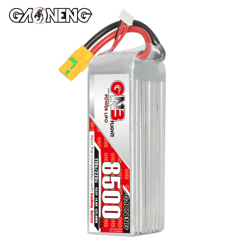 GAONENG GNB 4S 14.8V 8500mAh 110C RC LiPo Battery XT90S Anti Spark