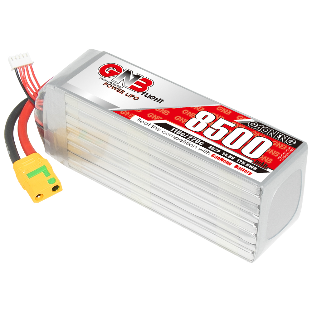 GAONENG GNB 4S 14.8V 8500mAh 110C RC LiPo Battery XT90S Anti Spark