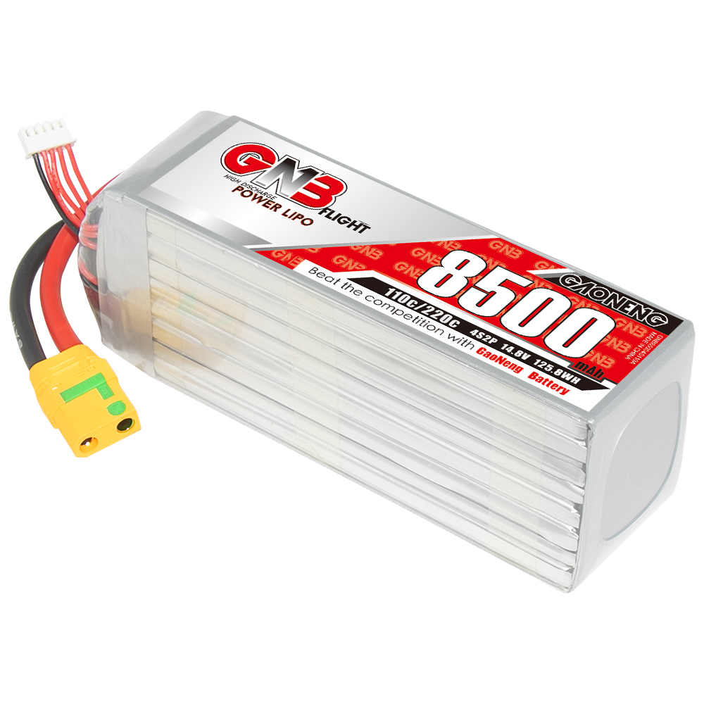 GAONENG GNB 4S 14.8V 8500mAh 110C RC LiPo Battery XT90S Anti Spark
