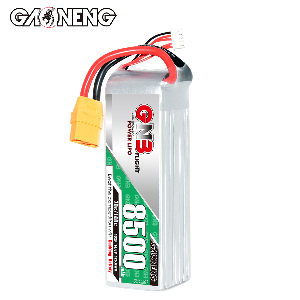 GAONENG GNB 4S 14.8V 8500mAh 70C LiPo Battery XT90