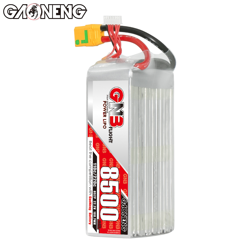 GAONENG GNB 6S 22.2V 8500mAh 110C RC LiPo Battery XT90S Anti Spark