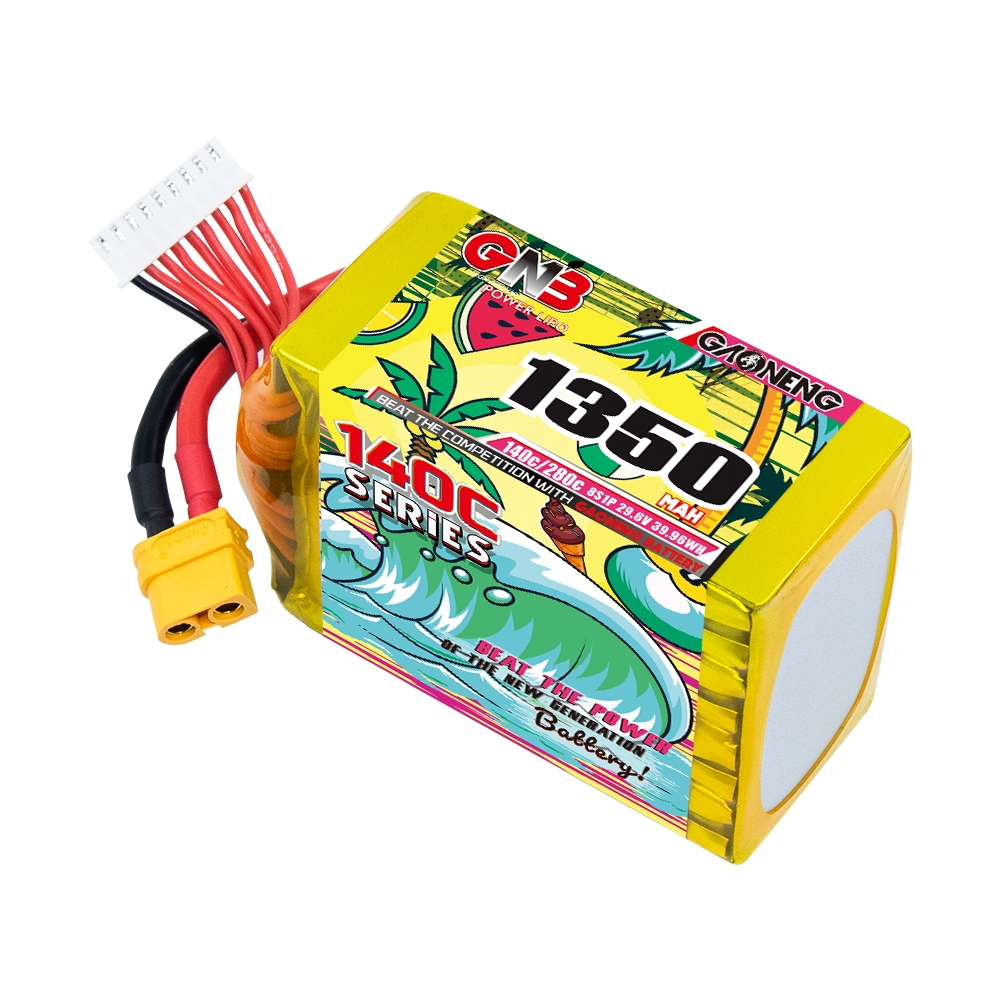 GAONENG GNB 8S 29.6V 1350mAh 140C XT60 LiPo Battery