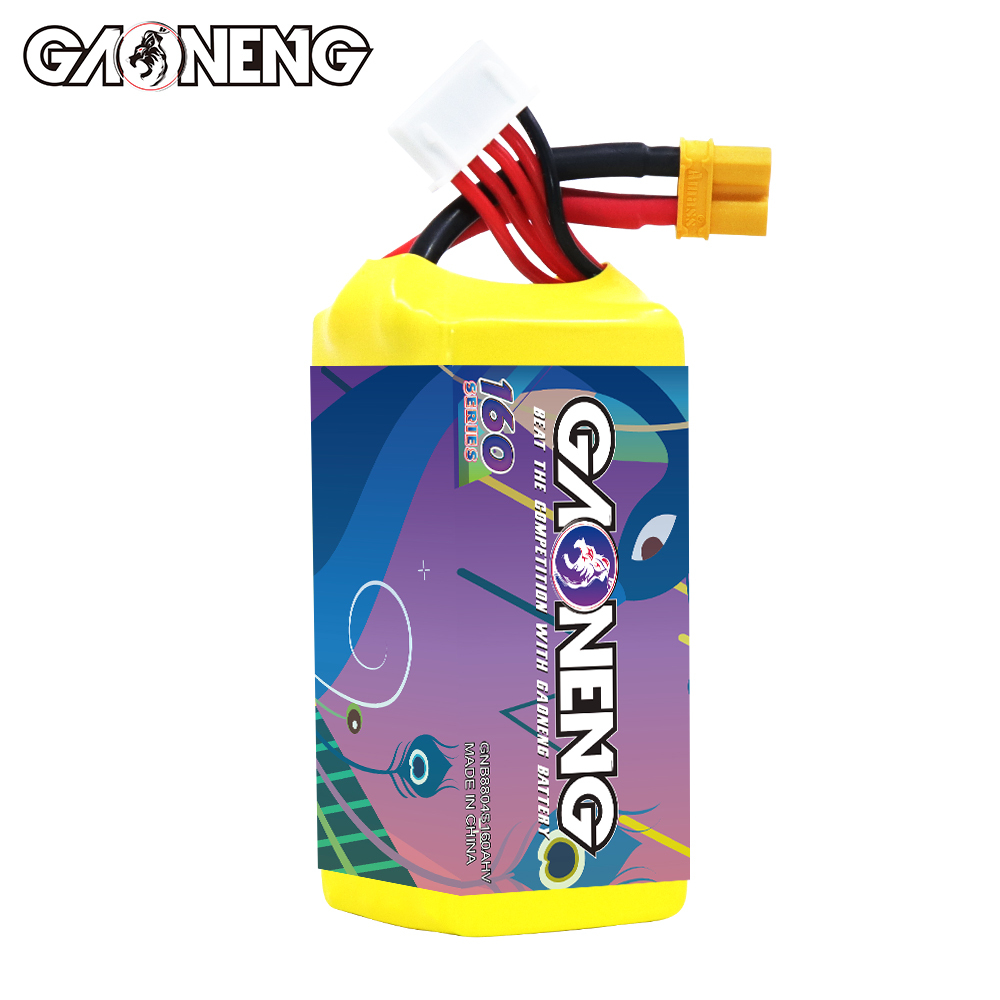 GAONENG GNB LiHV 4S 15.2V 880mAh 160C XT30 LiPo Battery
