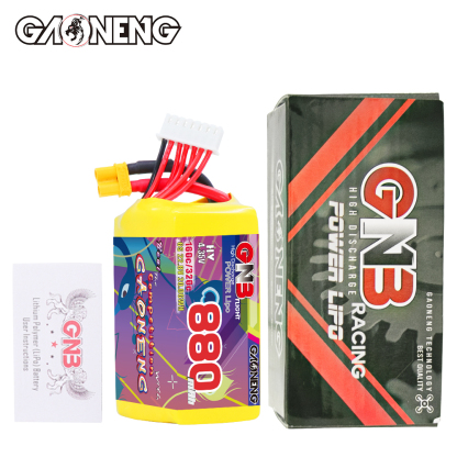 GAONENG GNB LiHV 6S 22.8V 880mAh 160C XT30 Connector LiPo Battery