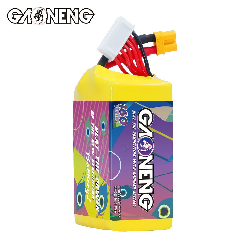 GAONENG GNB LiHV 6S 22.8V 880mAh 160C XT30 Connector LiPo Battery