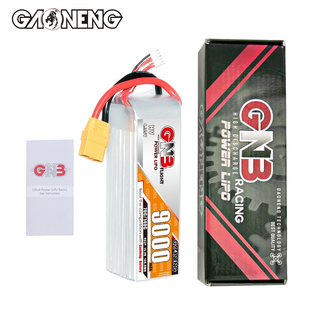 GAONENG GNB HV 4S 15.2V 9000mAh 70C XT90 LiPo Battery