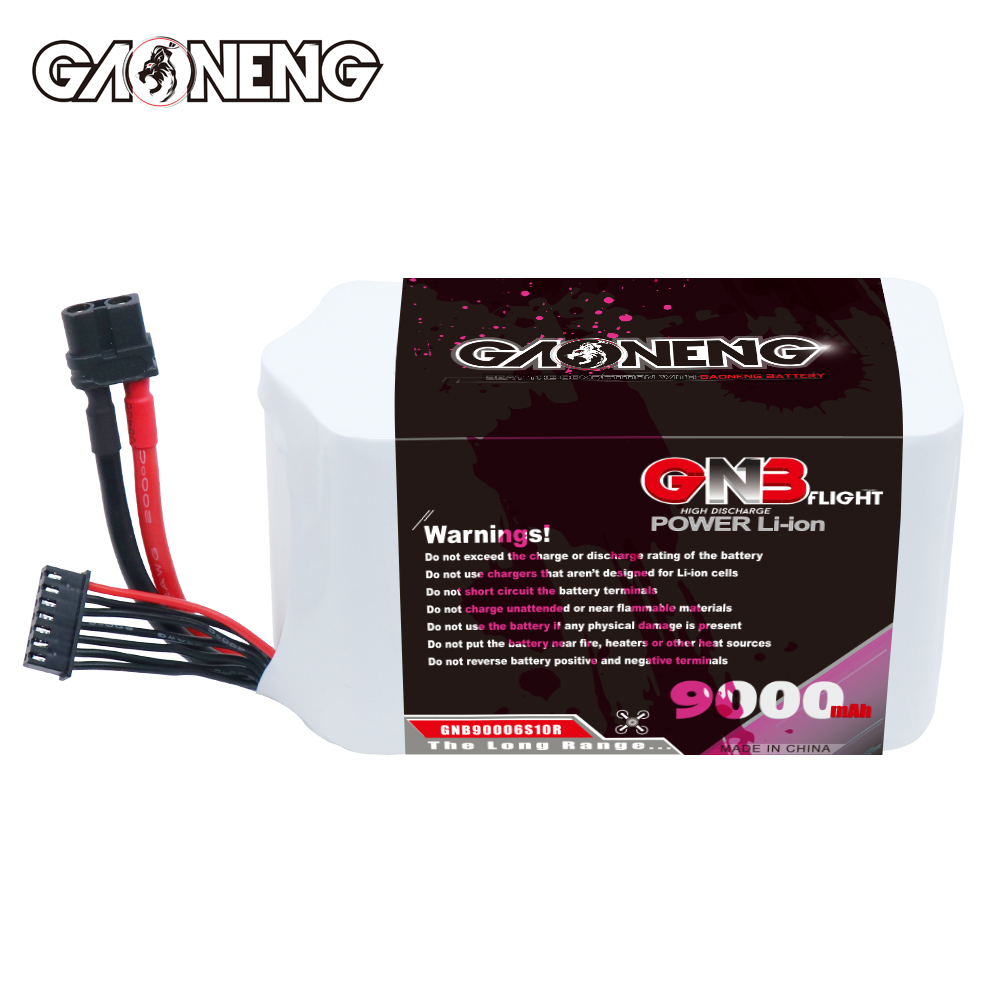 GAONENG GNB 6S 22.2V 9000mAh 10C XT60 Li-ion Battery made with 18650 Sony VTC6