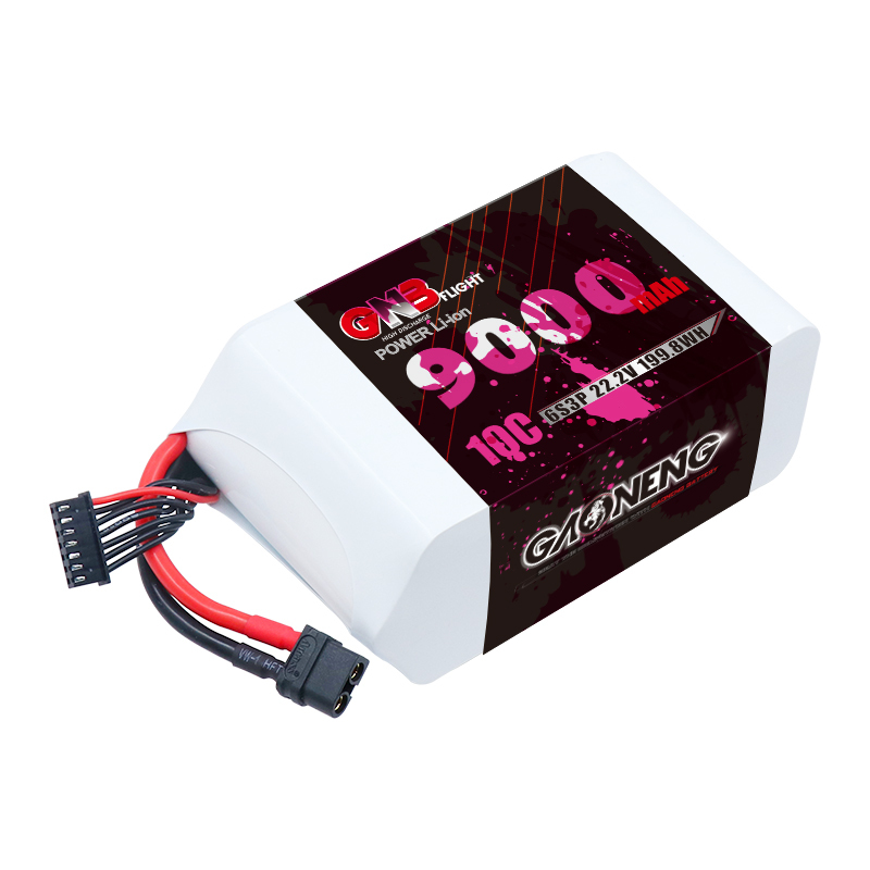 GAONENG GNB 6S 22.2V 9000mAh 10C XT60 Li-ion Battery made with 18650 Sony VTC6