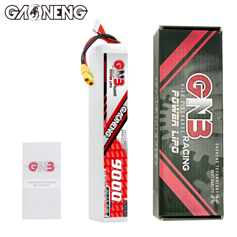 GAONENG GNB 6S 22.2V 9000mAh 110C RC LiPo Battery XT90S Anti Spark