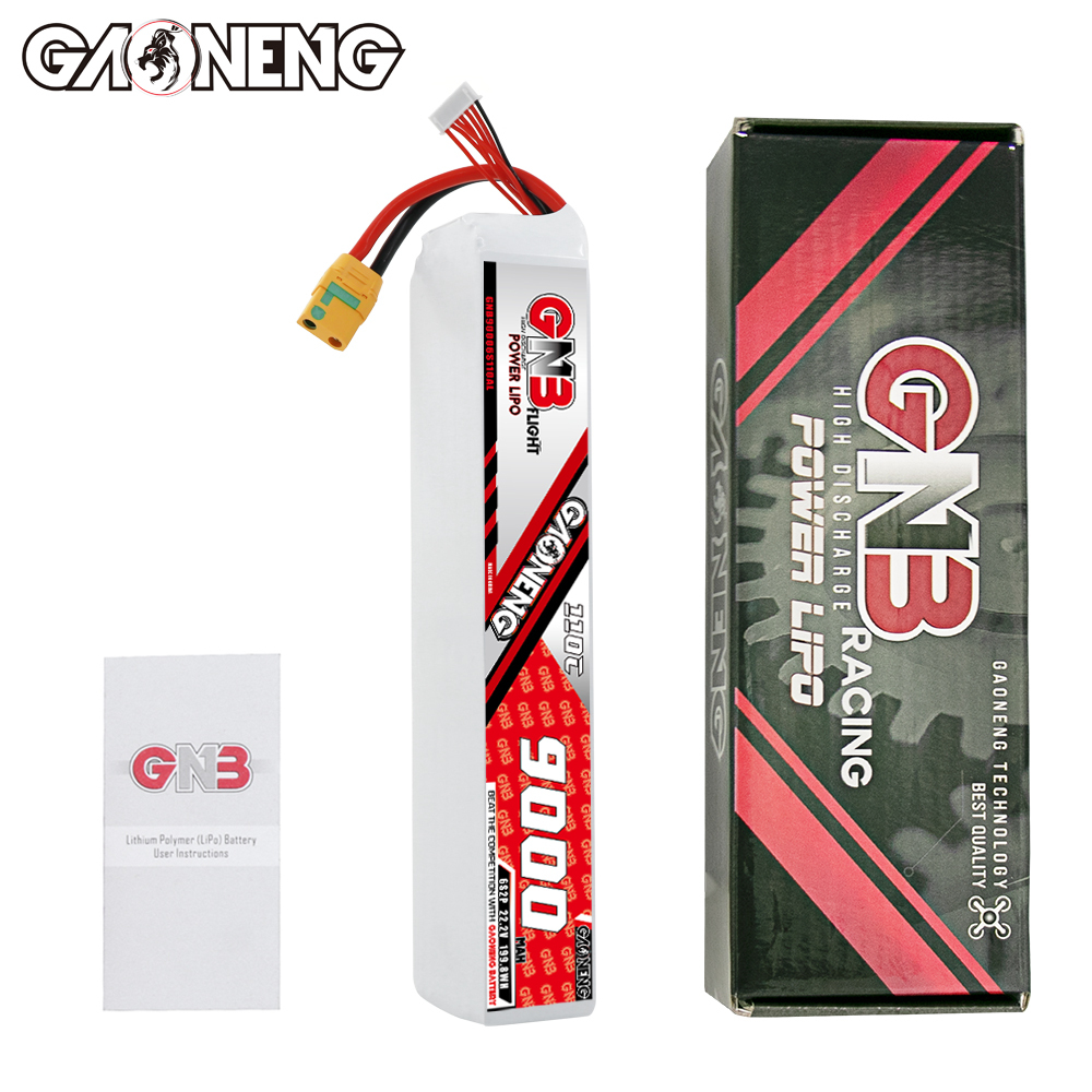 GAONENG GNB 6S 22.2V 9000mAh 110C RC LiPo Battery XT90S Anti Spark