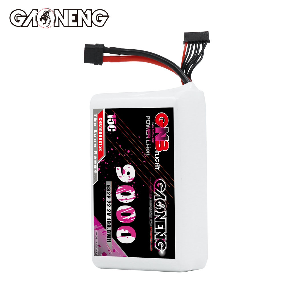 GAONENG GNB 6S 22.2V 9000mah 15C XT60 Li-ion Battery