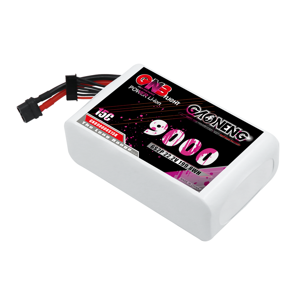 GAONENG GNB 6S 22.2V 9000mah 15C XT60 Li-ion Battery