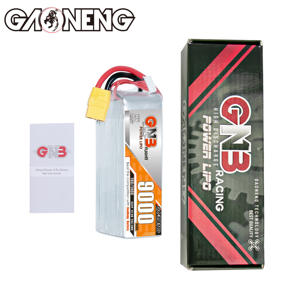 GAONENG GNB 6S 22.8V 9000mAh 70C RC LiPo Battery XT90