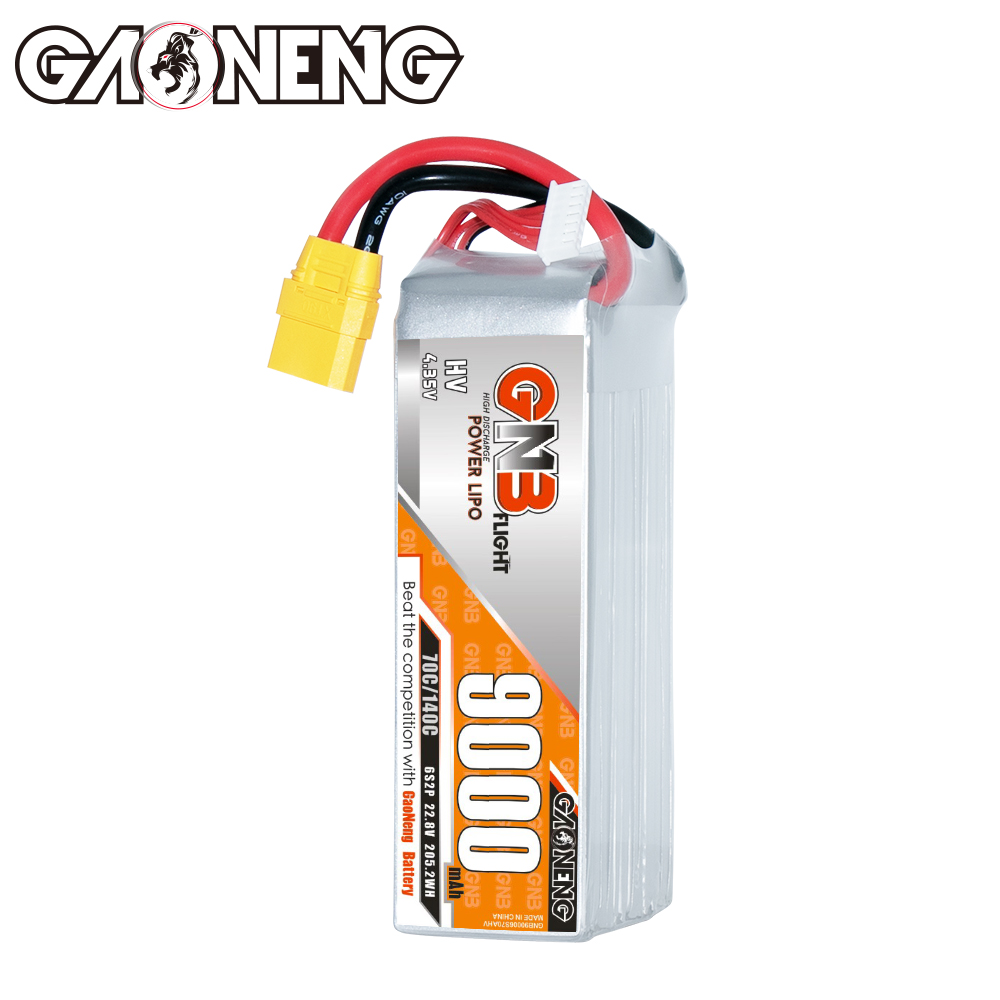 GAONENG GNB 6S 22.8V 9000mAh 70C RC LiPo Battery XT90