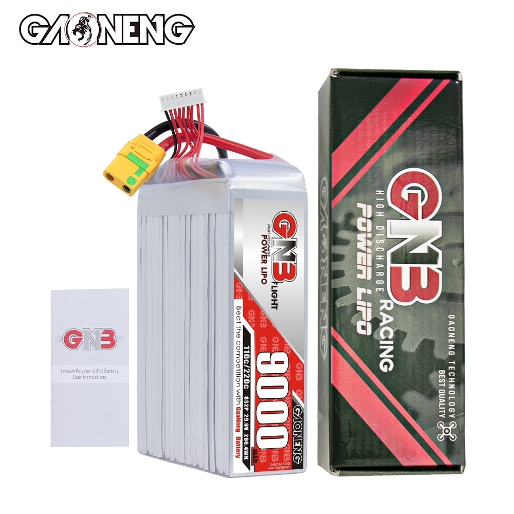 GAONENG GNB 8S 29.6V 9000mAh 110C LiPo Battery XT90S