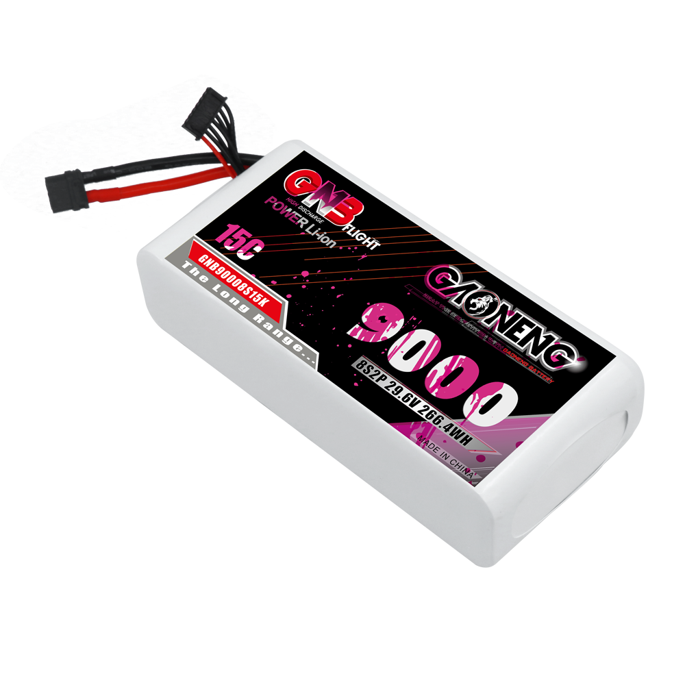 GAONENG GNB 8S2P 22.2V 9000mah 15C XT60 Li-ion Battery