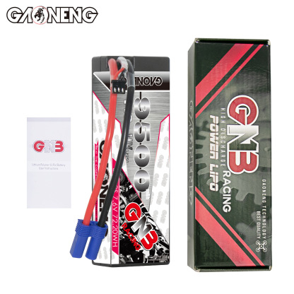 GAONENG GNB LiHV 2S 7.6V 9500mAh 140C Cabled Hard Case LiPo Battery EC5