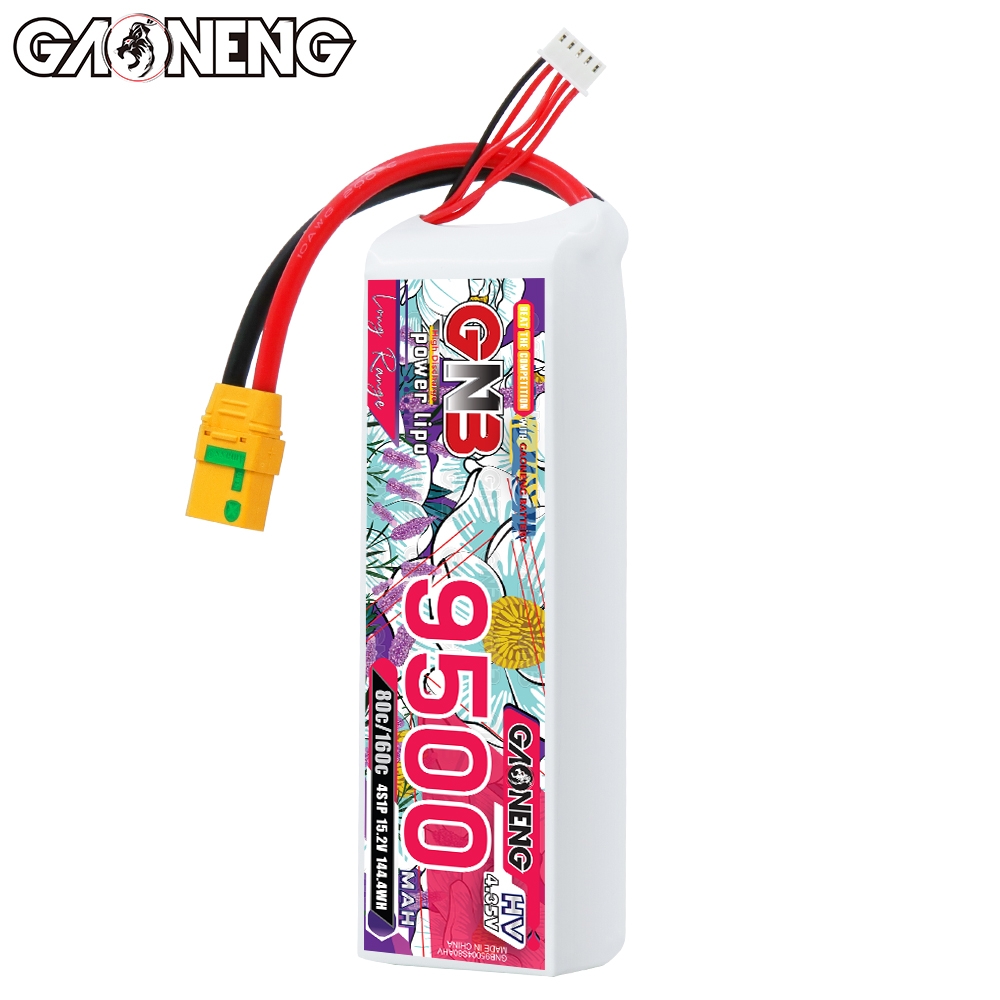 GAONENG GNB HV 4S 15.2V 9500mAh 80C XT90S LiPo Battery