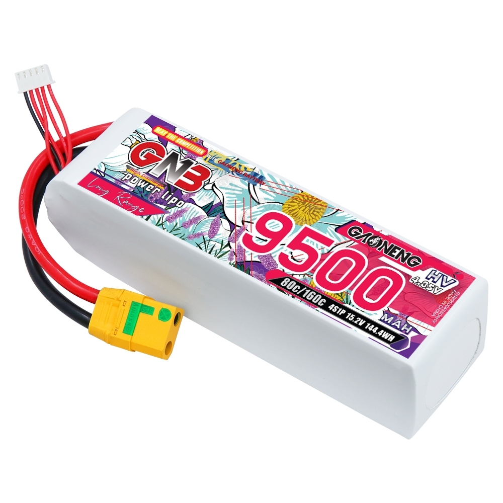 GAONENG GNB HV 4S 15.2V 9500mAh 80C XT90S LiPo Battery