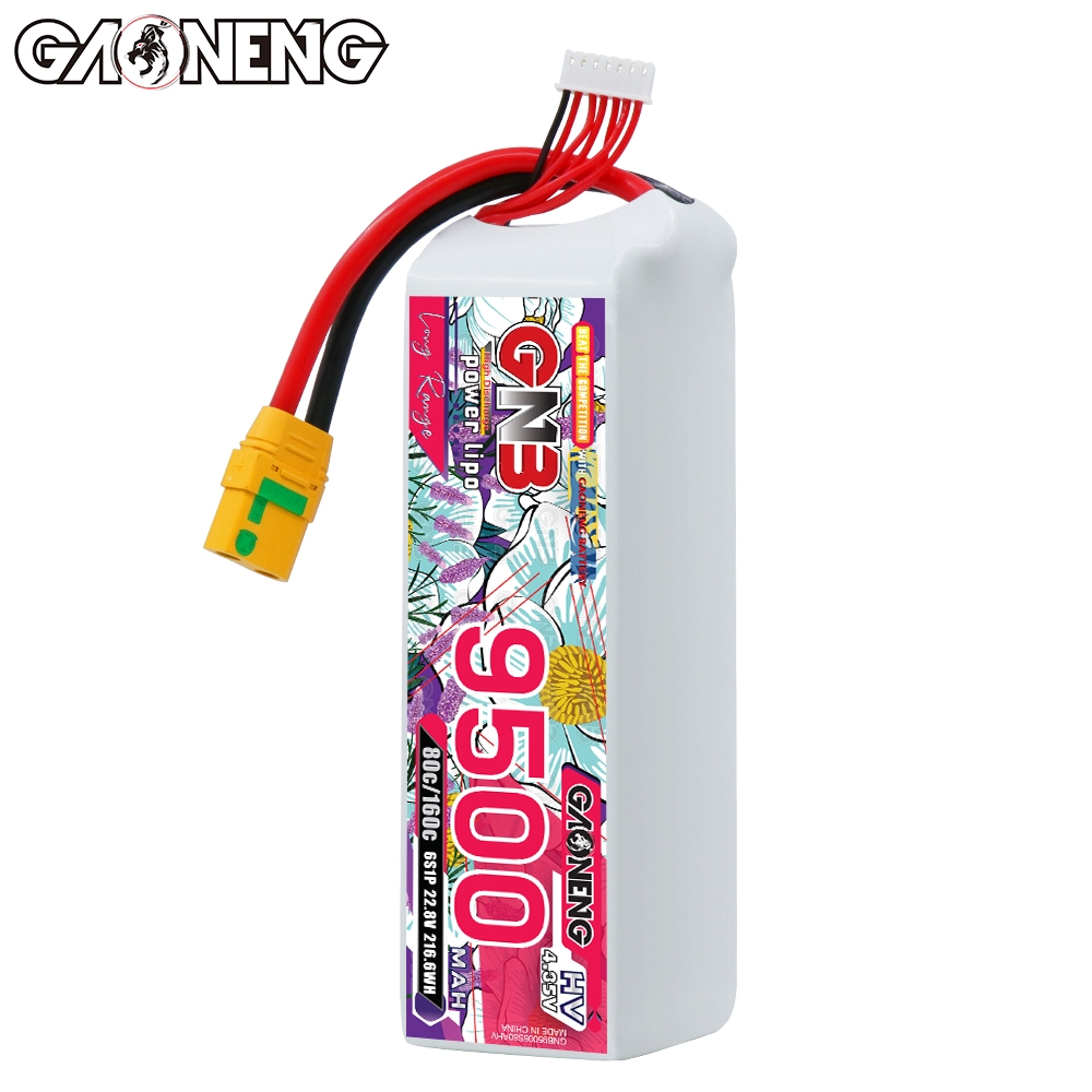 GAONENG GNB HV 6S 22.8V 9500mAh 80C LiPo Battery XT90S