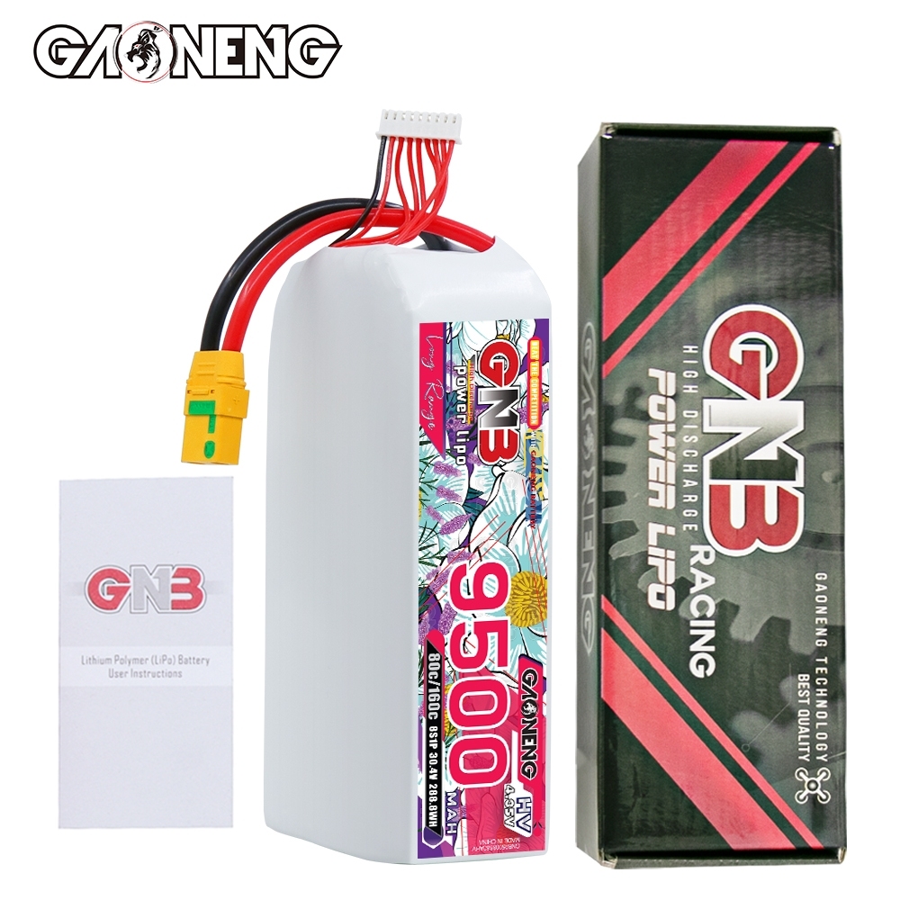 GAONENG GNB HV 8S 30.4V 9500mAh 80C XT90S LiPo Battery