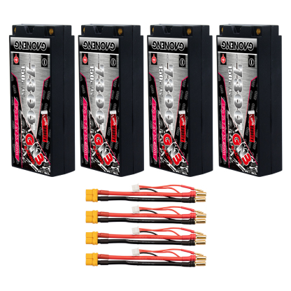 GAONENG GNB LiHV 2S 7.6V 7300mAh 150C LCG Hard Case LiPo Battery