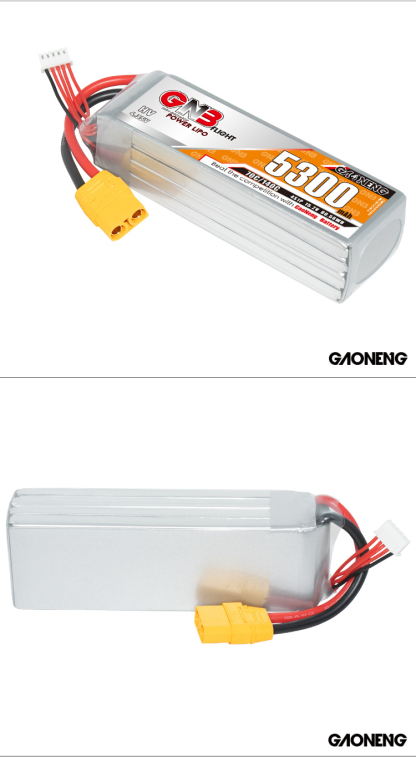 GAONENG GNB HV 4S 15.2V 5300mAh 70C LiPo Battery XT90