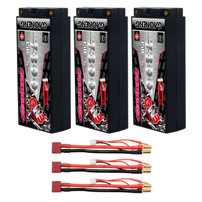 GAONENG GNB LiHV 2S 7.6V 7300mAh 150C LCG Hard Case LiPo Battery