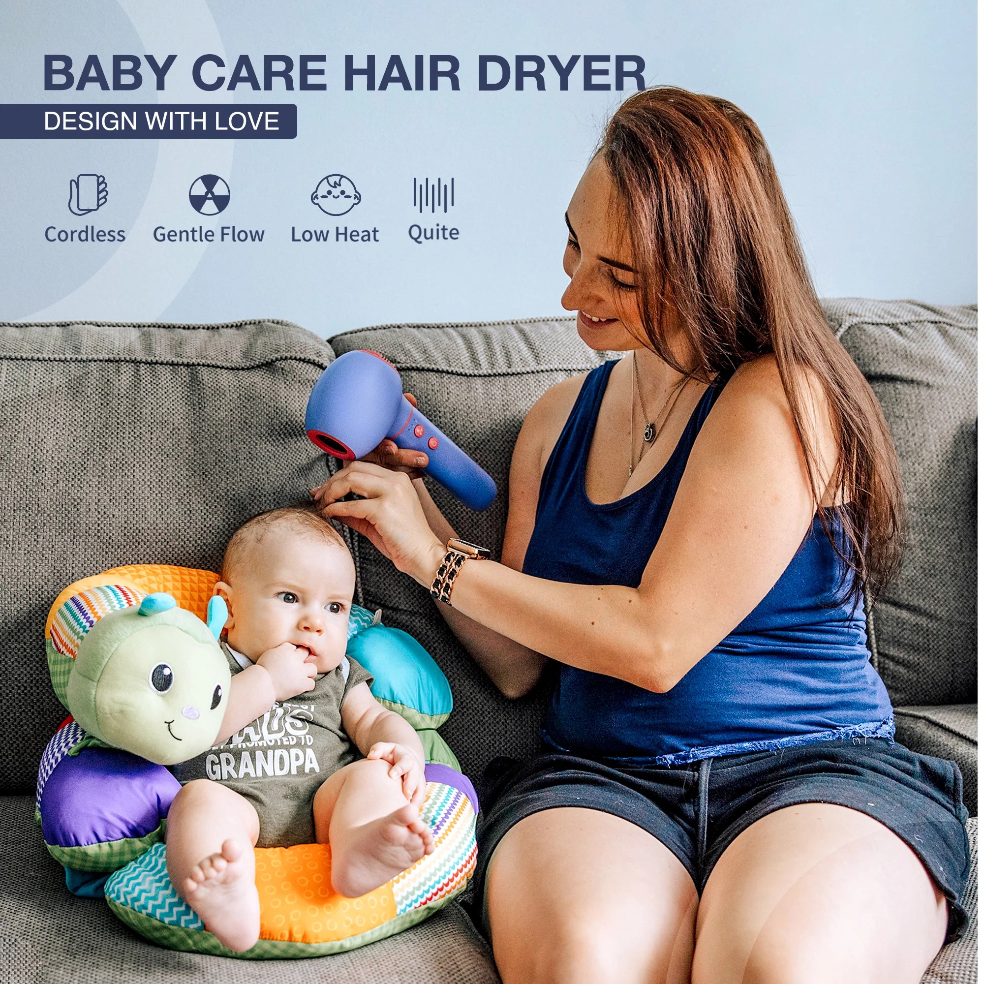 Wireless Baby Hair Dryer