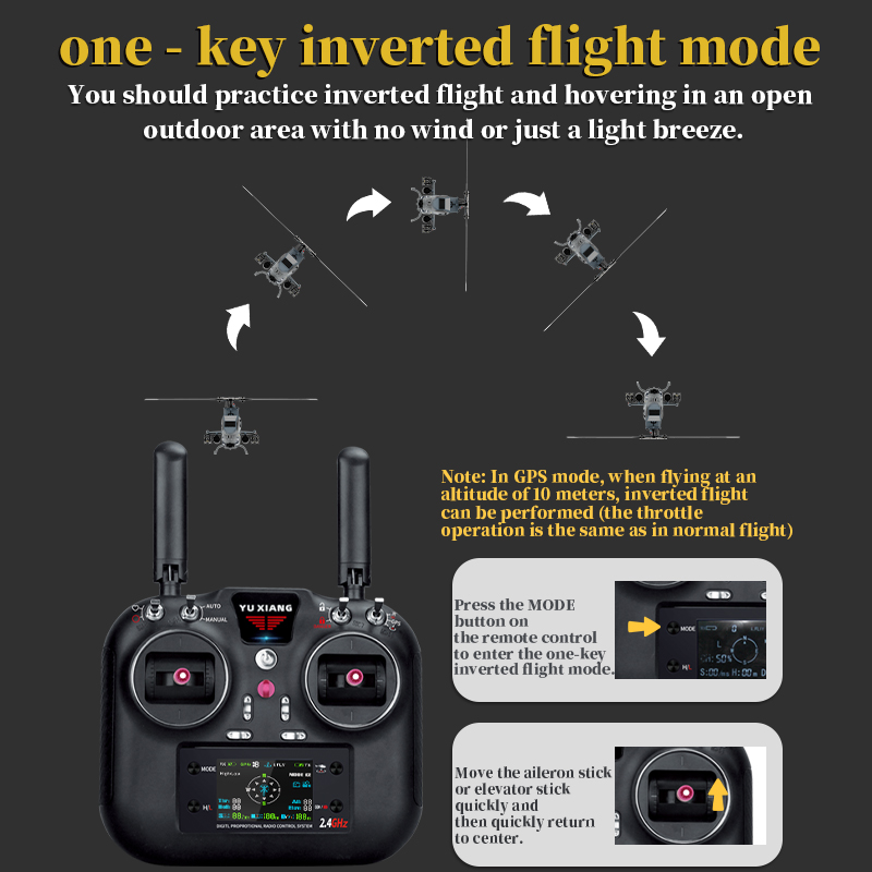 YUXIANG F112S Marines AH-1 Cobra GPS Stabilized Helicopter 