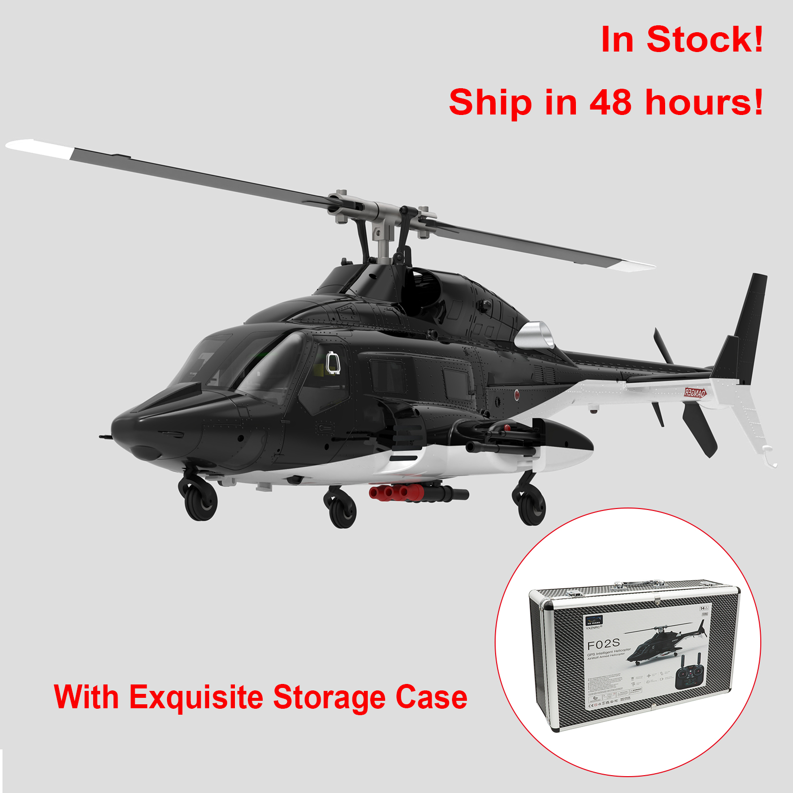YUXIANG F02S Airwolf GPS Stabilized Helicopter - RTF