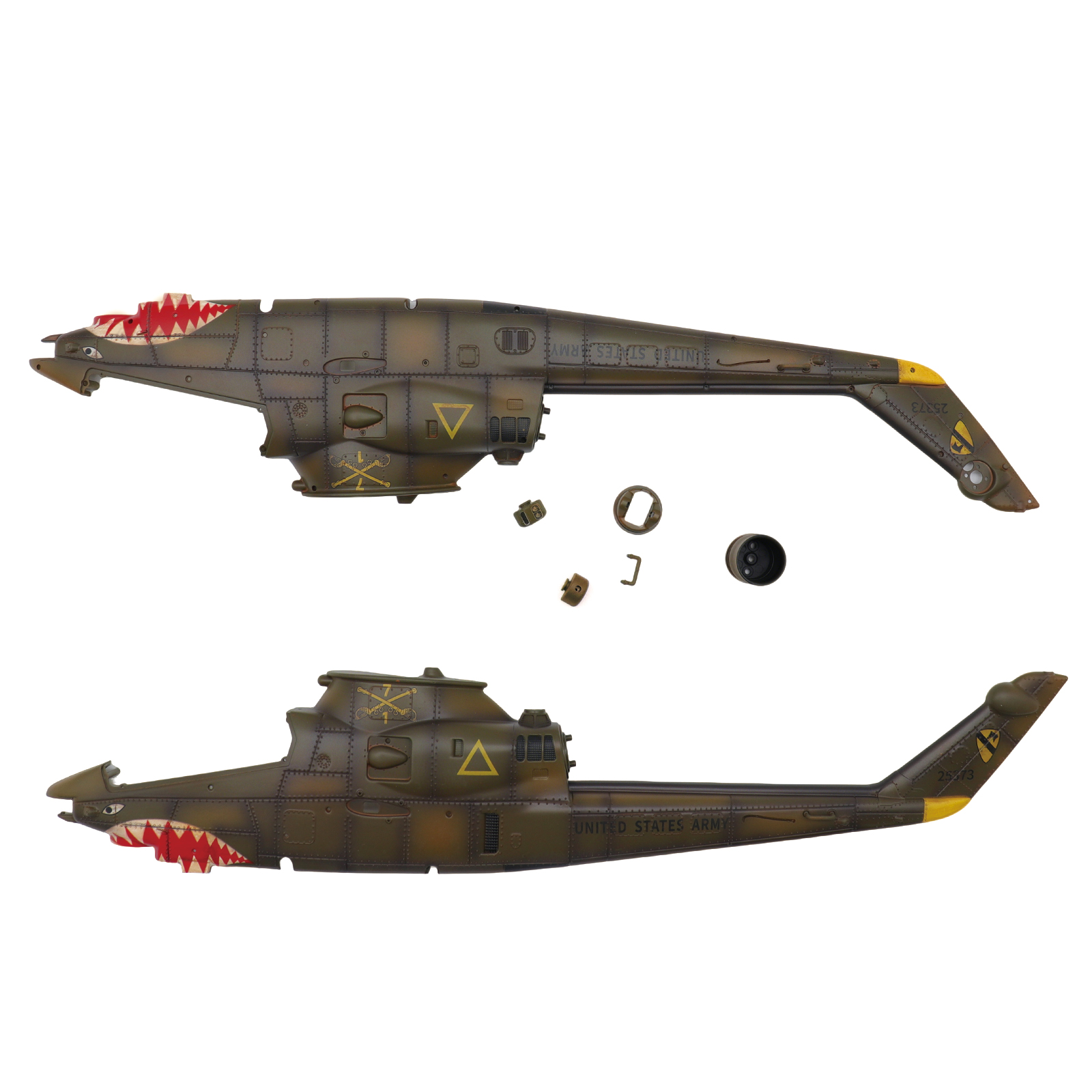 YuXiang F112S Green Weathered AH-1 Cobra Fuselage Kit
