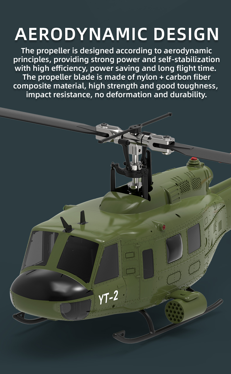 YuXiang F07-V UH-1 Huey 3D Version RC Helicopter