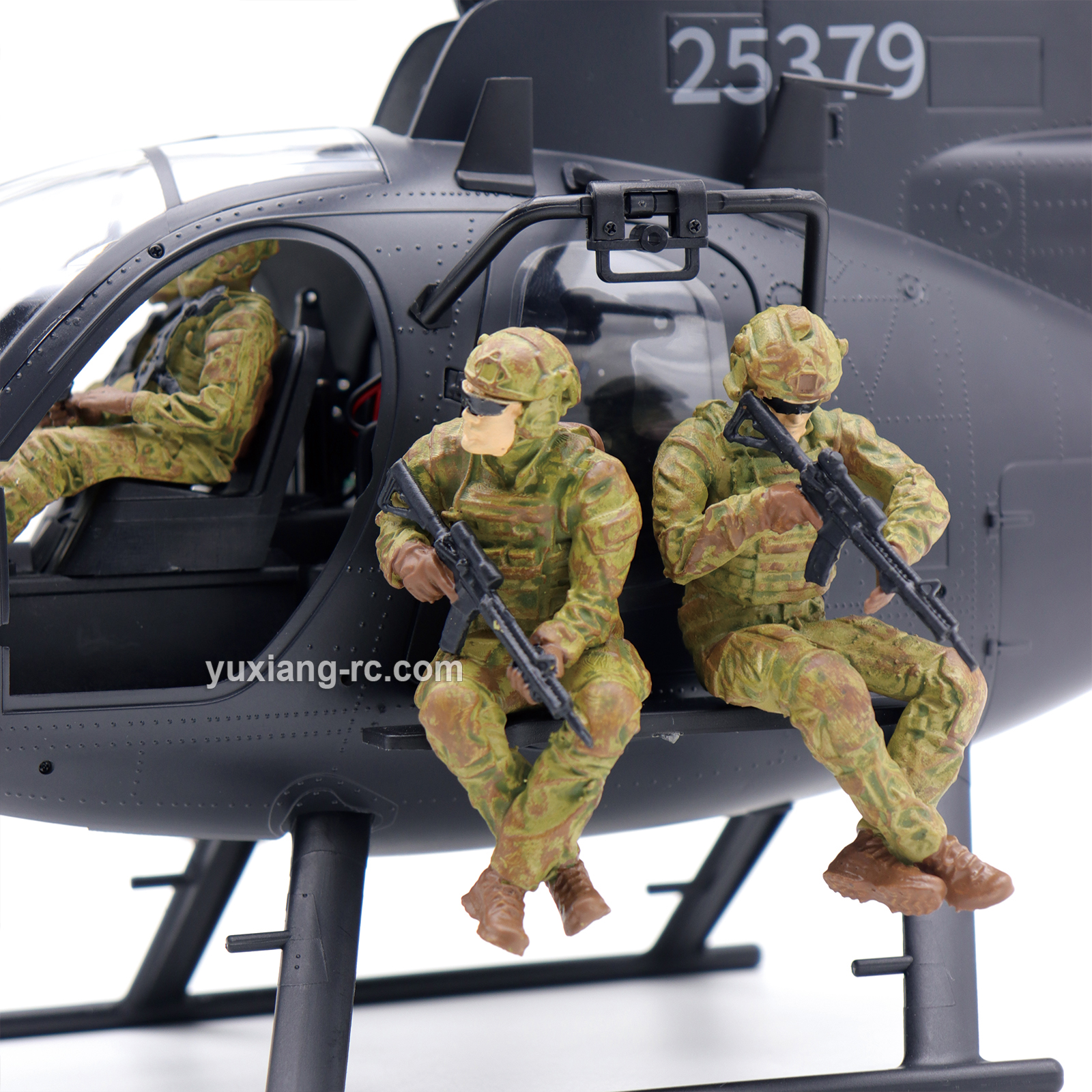 YUXIANG F118S GPS MD500 Hand-Painted Soldier & Pilot Figures