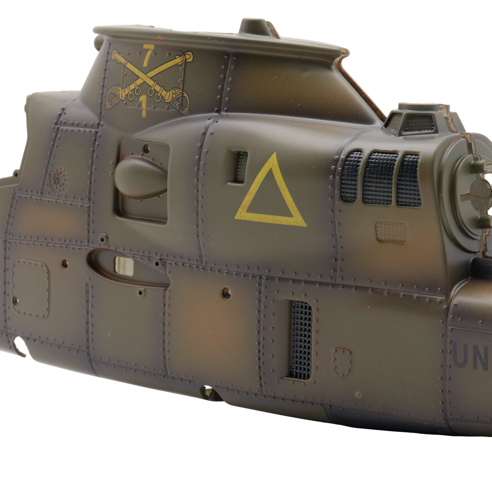 YuXiang F112S Green Weathered AH-1 Cobra Fuselage Kit
