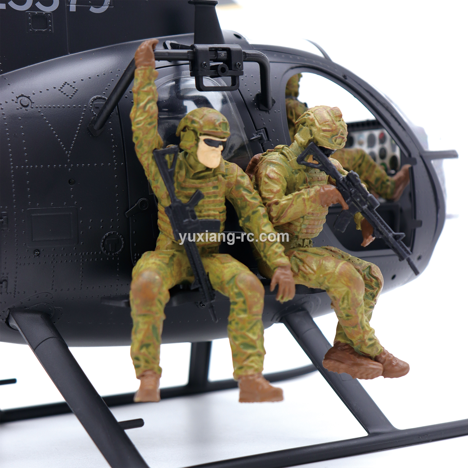 YUXIANG F118S GPS MD500 Hand-Painted Soldier & Pilot Figures