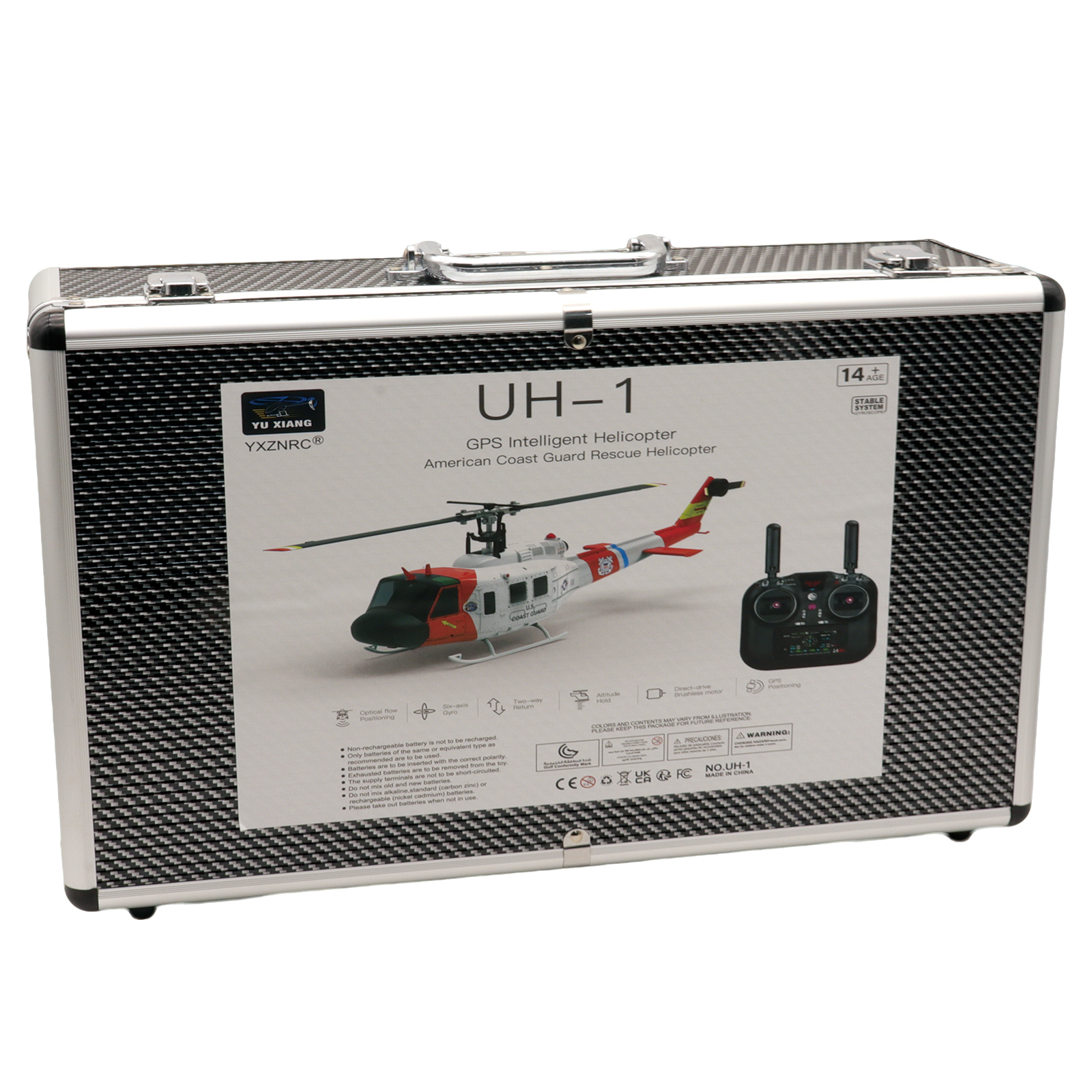 YUXIANG F07S UH-1D Huey GPS Stabilized Helicopter - RTF