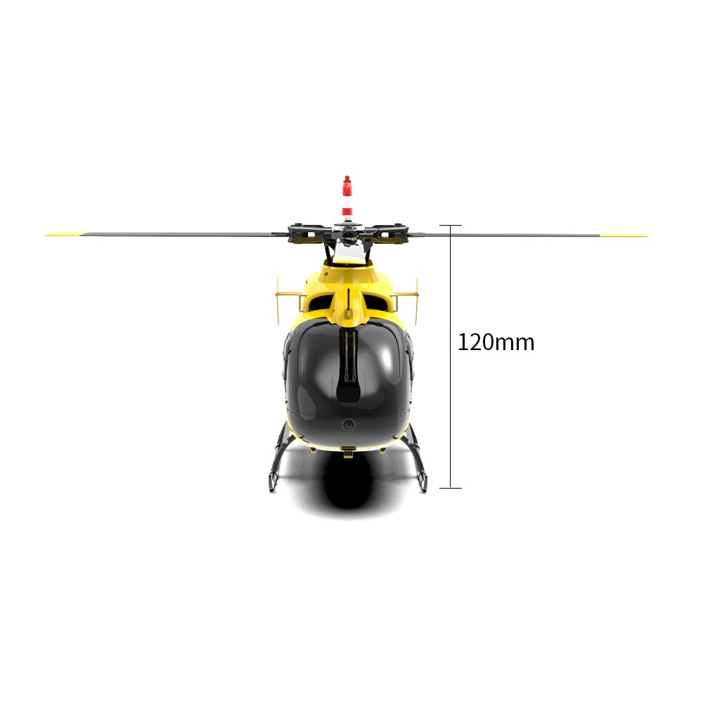 YuXiang F06 1:36 EC135 Scale Flybarless RC Helicopter -RTF (Yellow Fuselage)