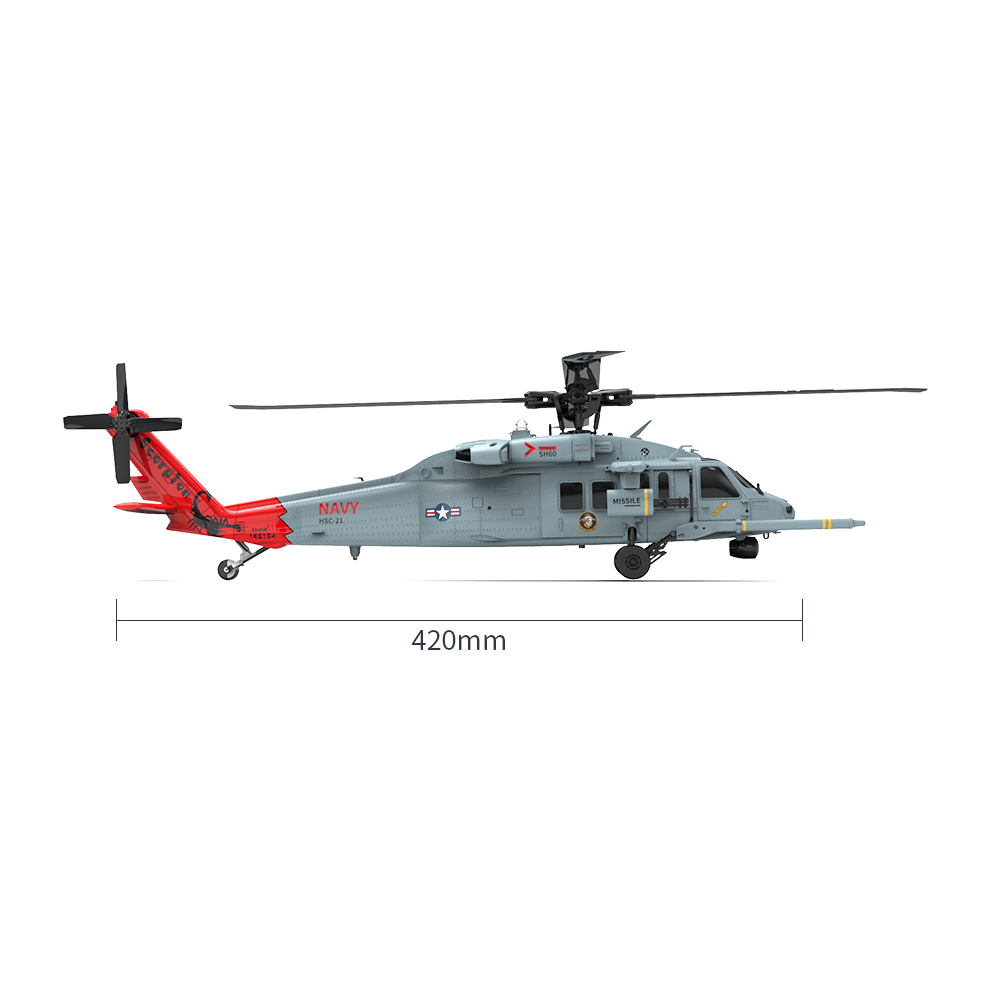 YuXiang F09H UH-60 Sea Hawk 220 Size GPS Stabilized Scale Helicopter- RTF