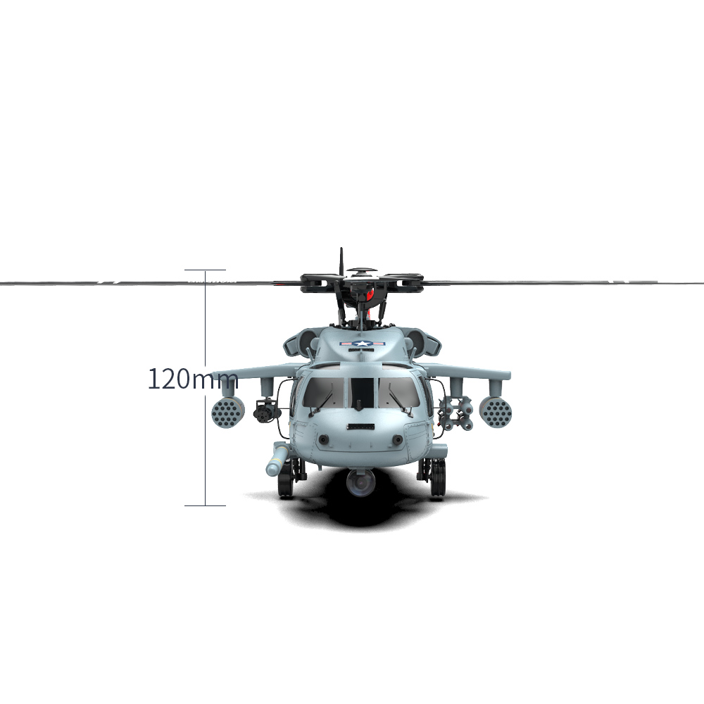 YuXiang F09H UH-60 Sea Hawk 220 Size GPS Stabilized Scale Helicopter- RTF