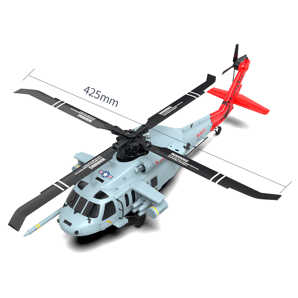 YuXiang F09H UH-60 Sea Hawk 220 Size GPS Stabilized Scale Helicopter- RTF