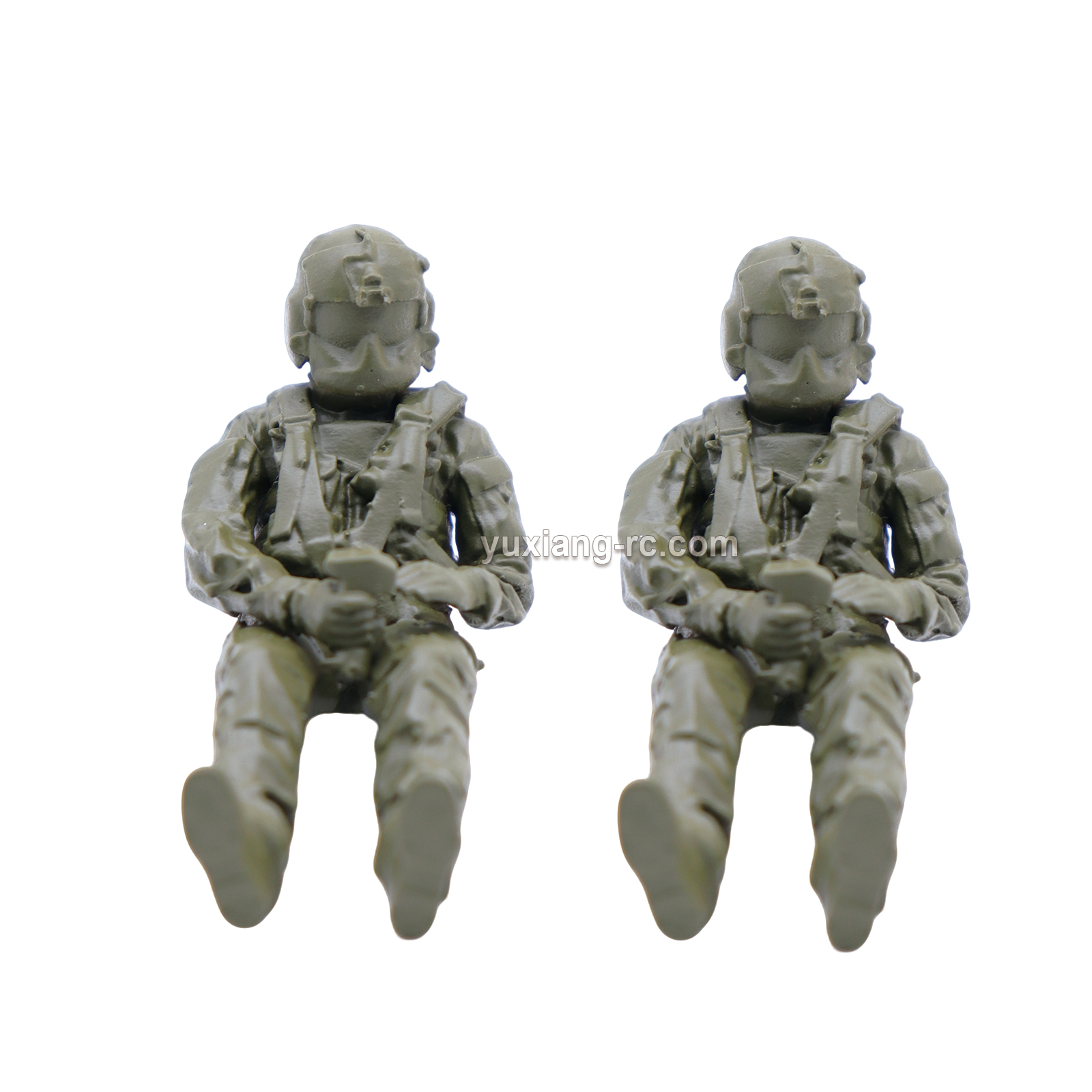 YUXIANG F118S GPS MD500 Unpainted Soldier & Pilot Figures