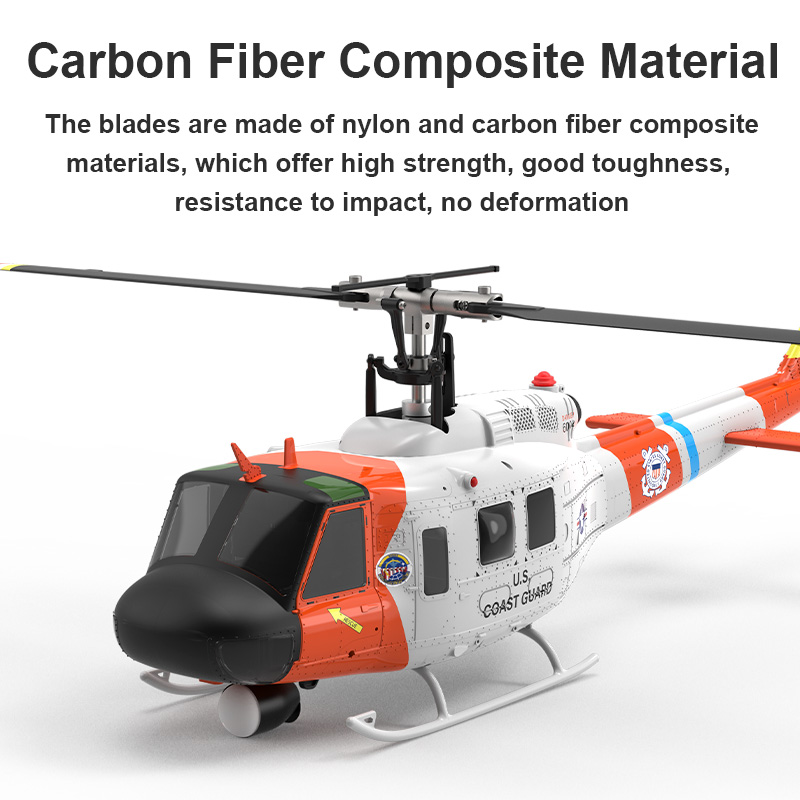 YUXIANG F07S UH-1D Huey GPS Stabilized Helicopter - RTF